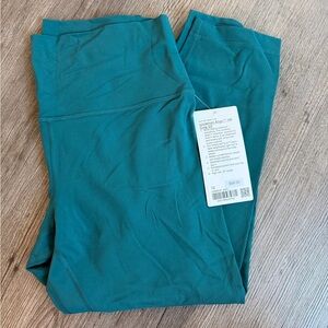 Lululemon Athletica Align HR Crop in Deep Teal